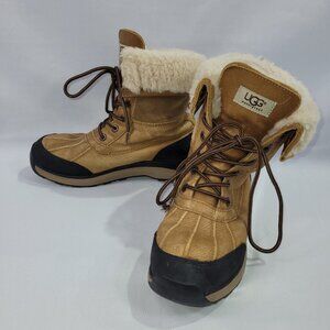 UGG Waterproof Womens Winter Adirondack III Boots Chestnut Women's size 8